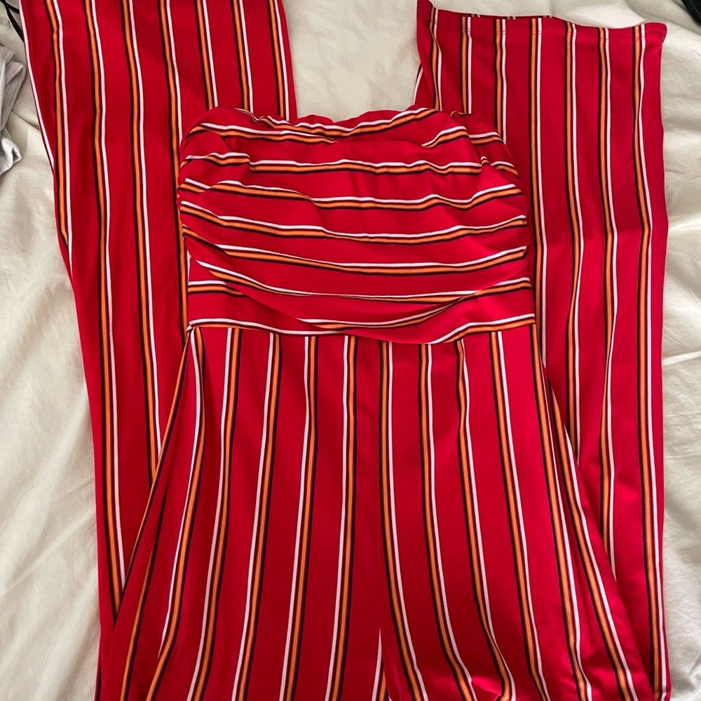 Strapless jumpsuit
